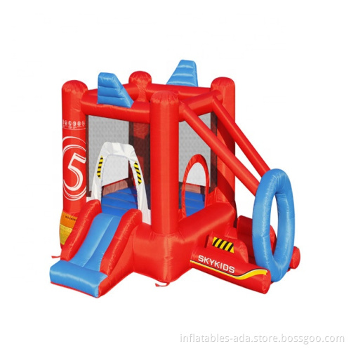 Factory custom PVC bounce house bouncer bouncy jump castle inflatable water slide with pool